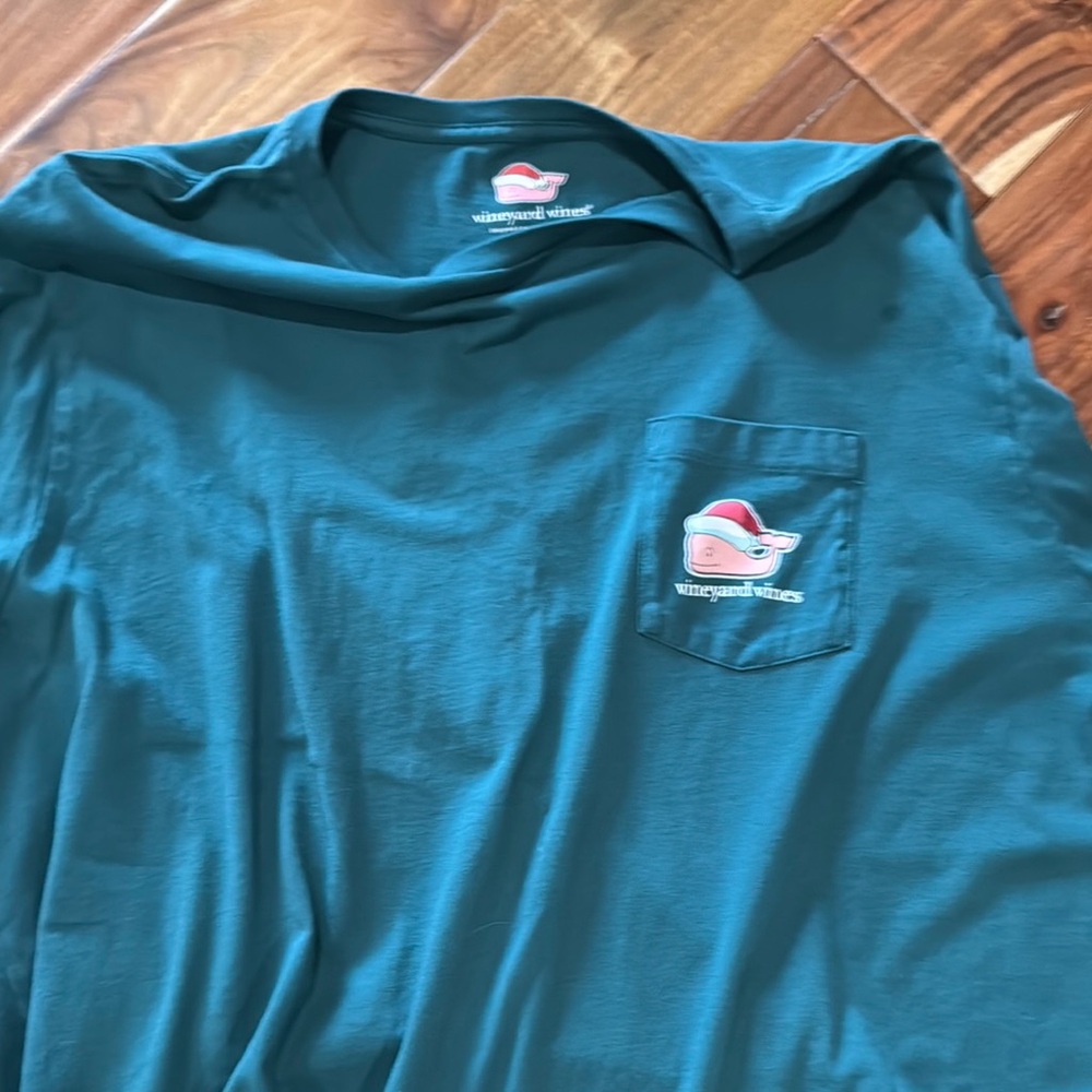 Vineyard Vines Green Pocket Tee